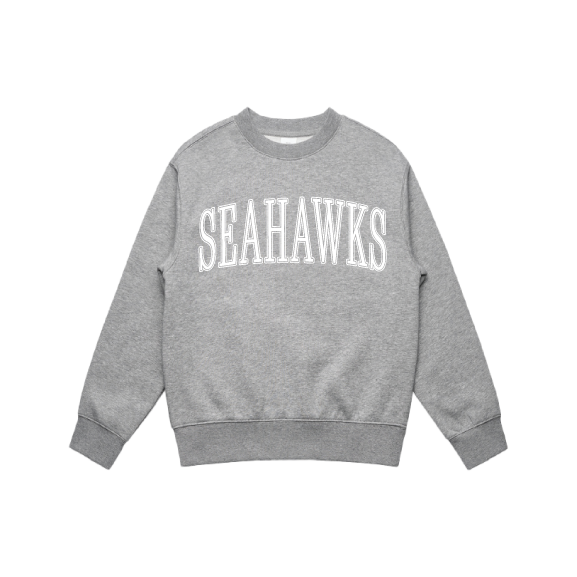 ADULT SEAHAWKS COLLEGE CREWNECK