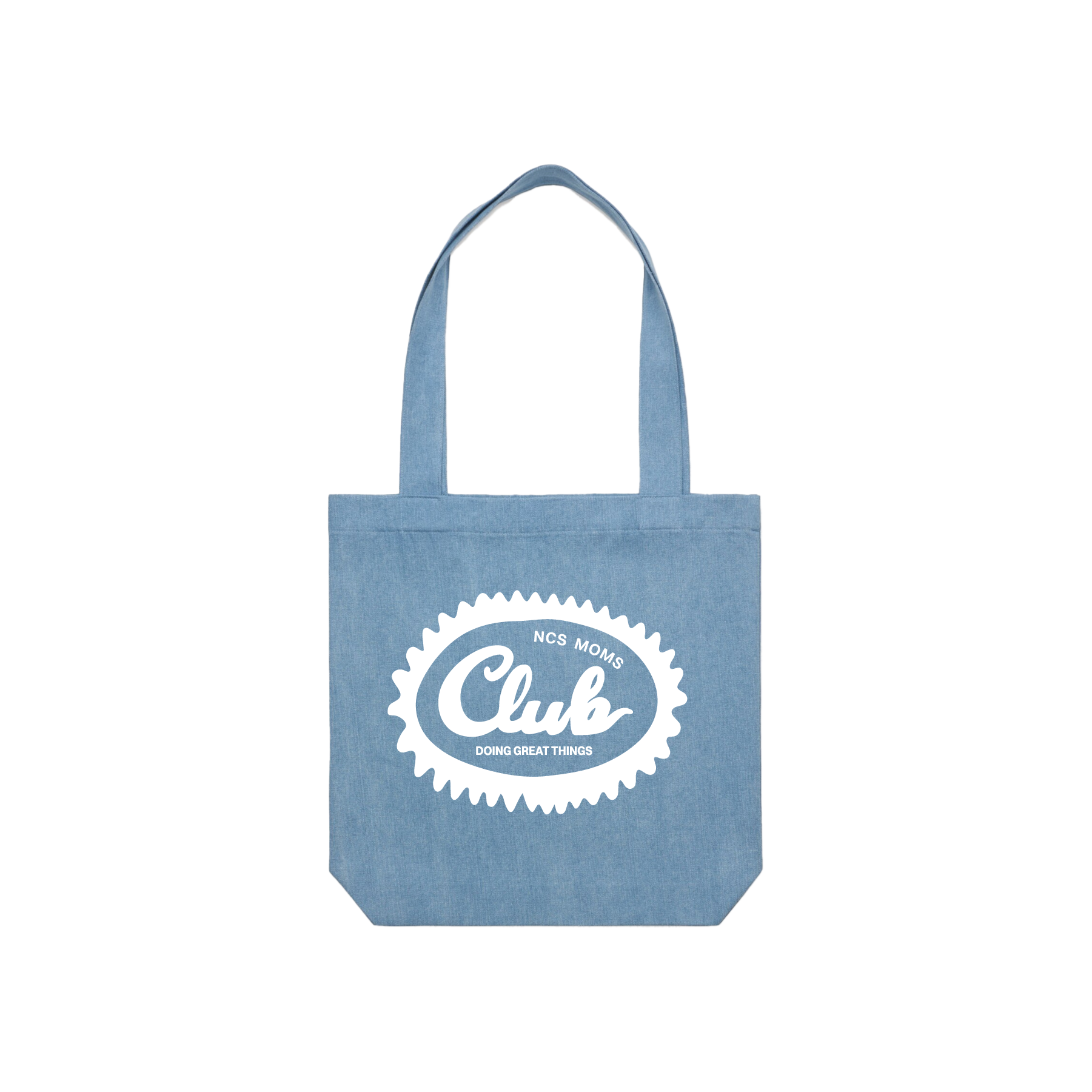 MOMS CLUB DENIM TOTE