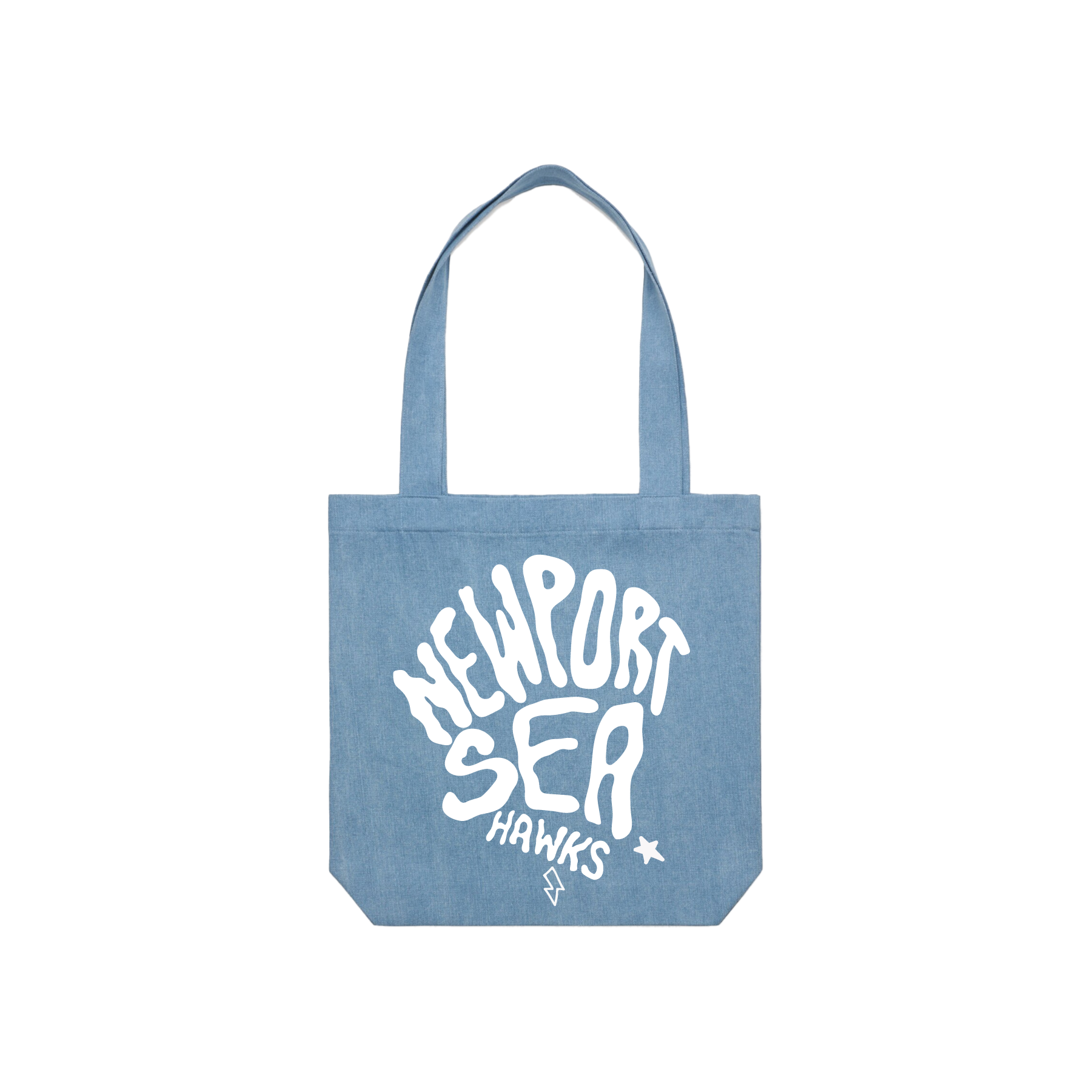 NEWPORT SEAHAWKS BUBBLE LETTER TOTE