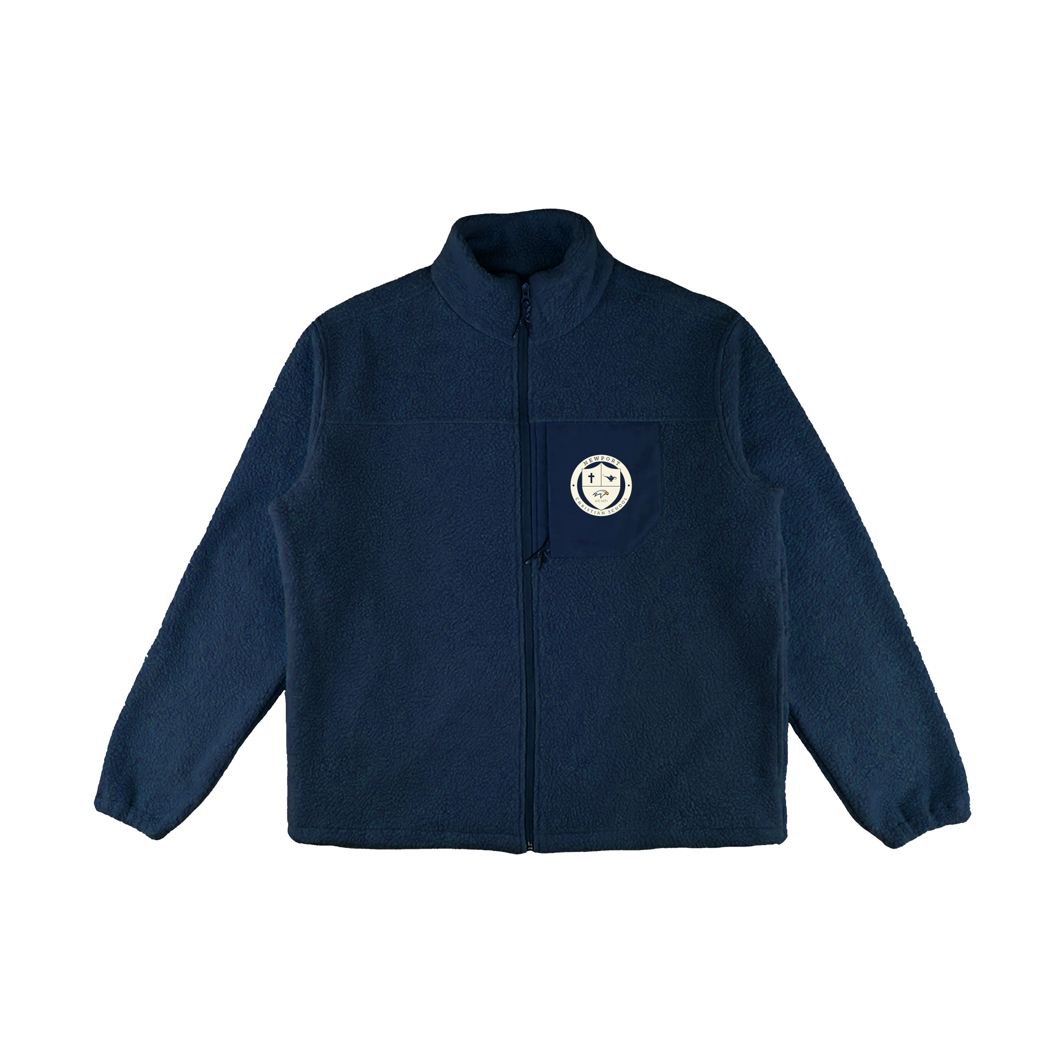 SHERPA JACKET | NAVY | CREST