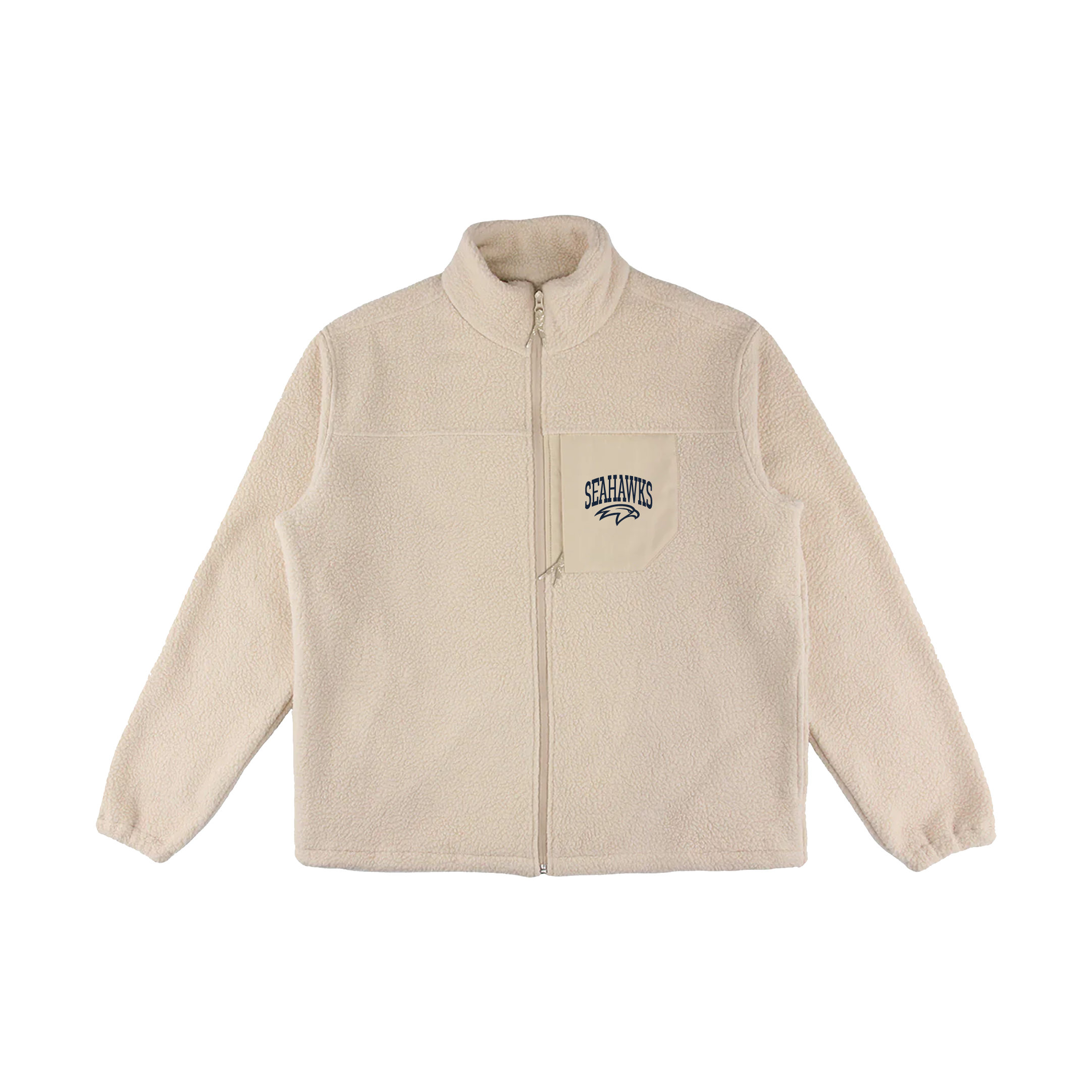 SHERPA JACKET | CREAM | SEAHAWKS